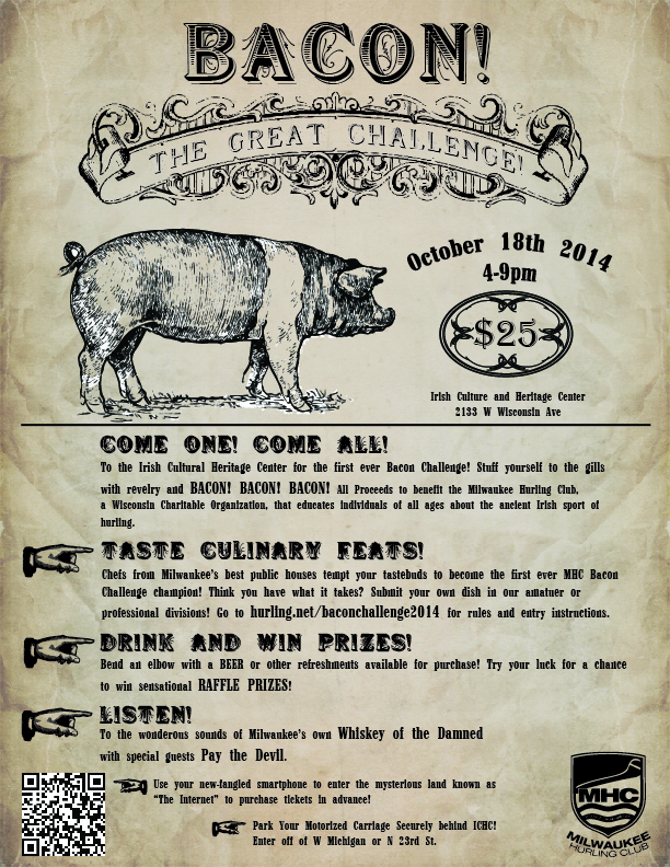 Image of the MHC Bacon Challenge Flyer